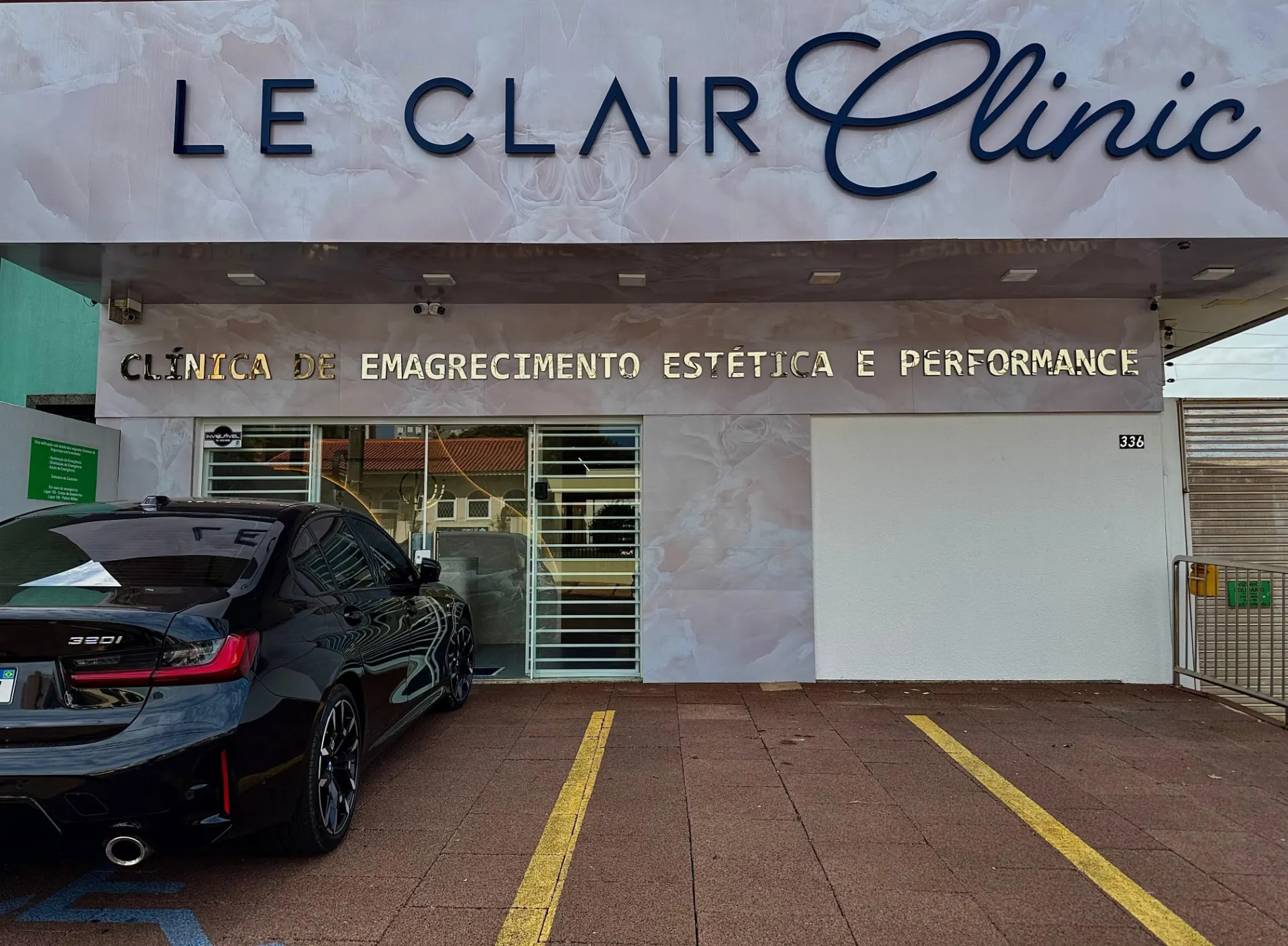 Entrada da Le Clair Clinic