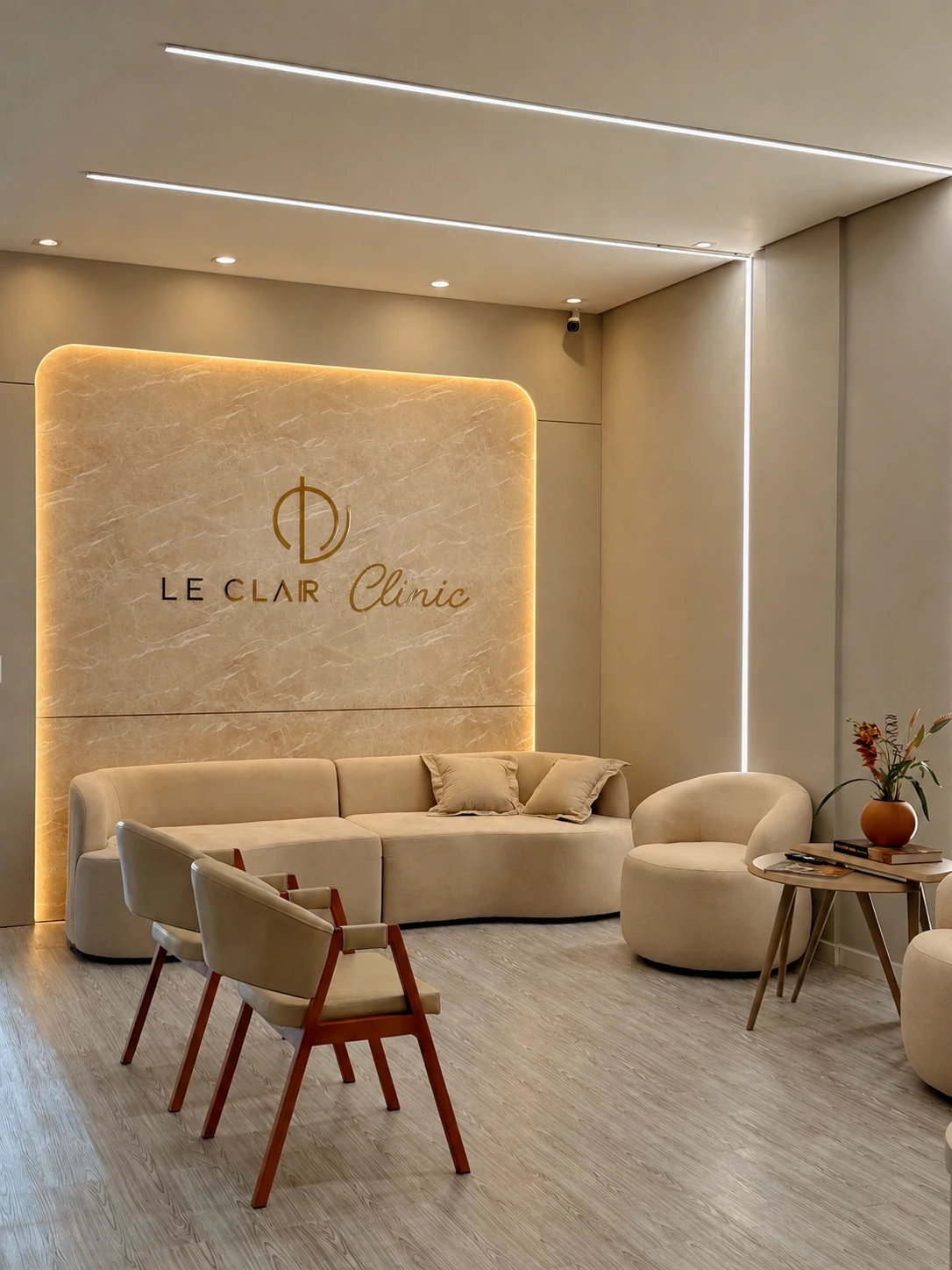 Recepção da Le Clair Clinic